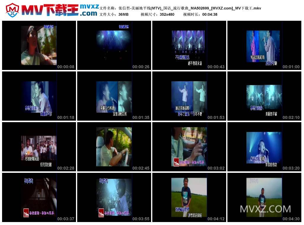 张信哲-美丽地平线(MTV)_国语_流行歌曲_MA502699